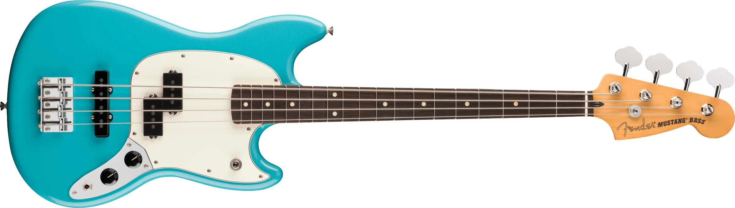 Fender Mustang Bass Player II PJ aqb/rw